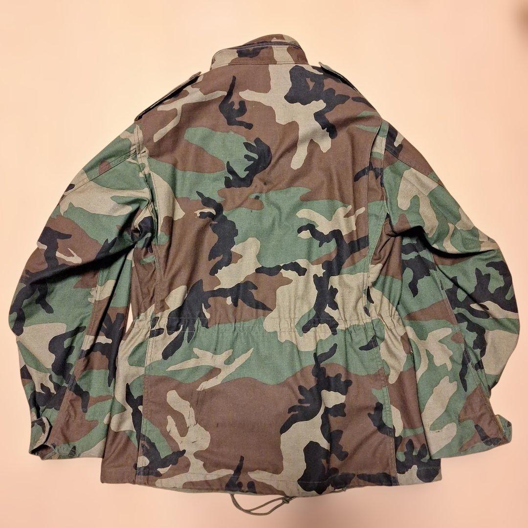 80sUSM65カモフィールドジャケット所属ワッペン階級章付実物使用感求める方へ
