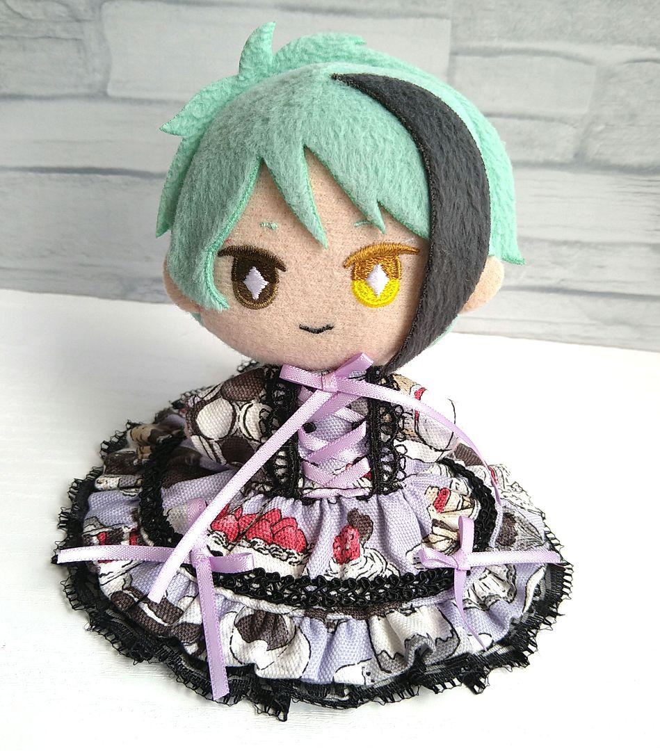 ぬい服　見本　モノトーンスイーツ柄　ご依頼は【オーダー受付画面】にて