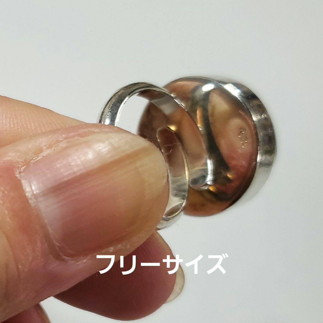 ラリマー　まんまる フリーサイズリング S925