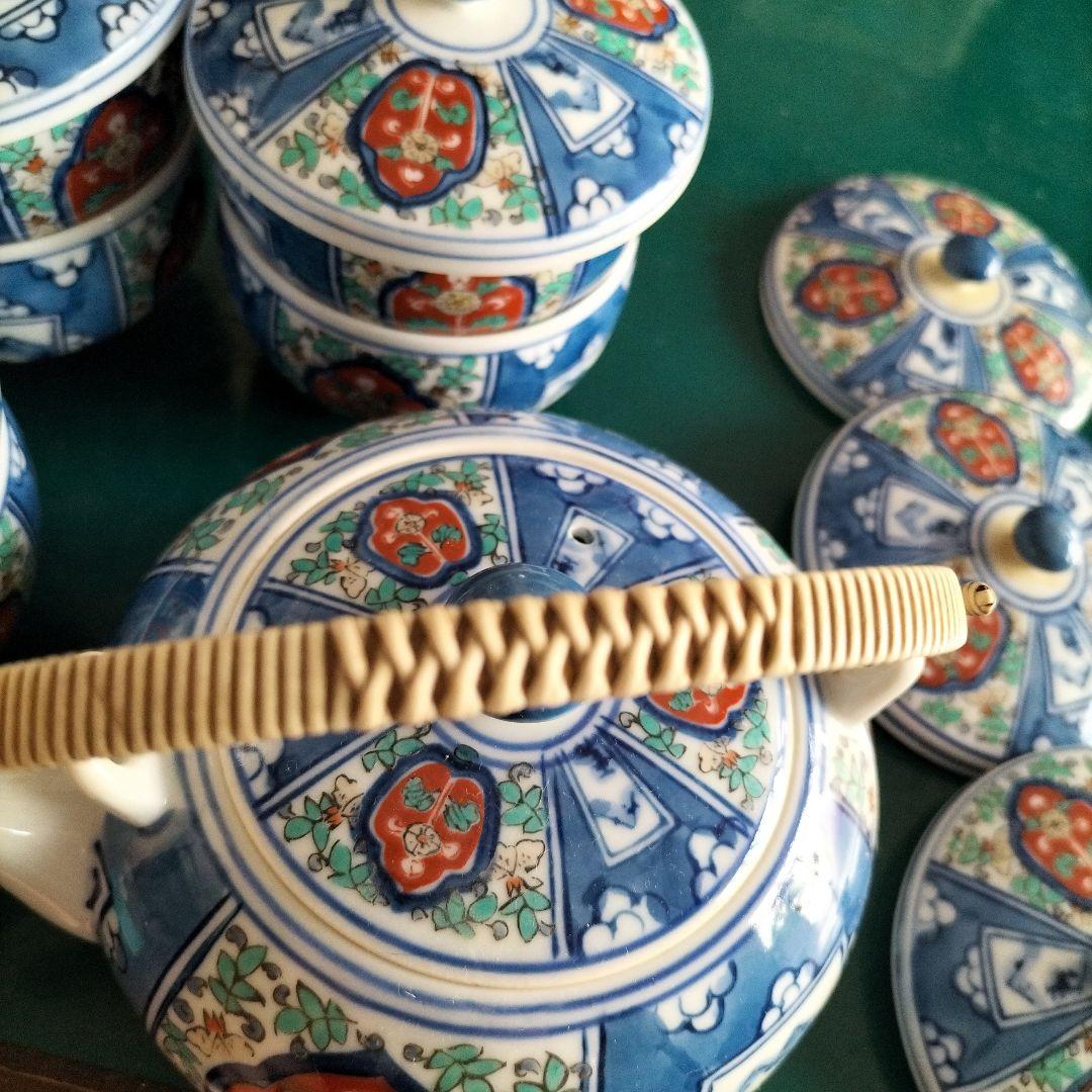 有田焼の急須・湯呑みセット