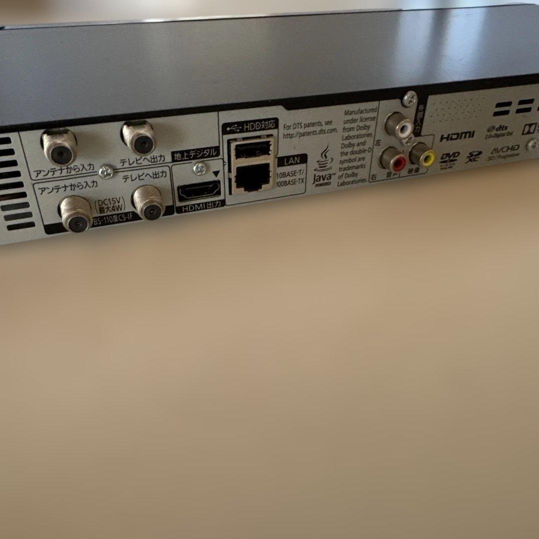 Panasonic ブルーレイレコーダー DMR-BRW510 リモコン付