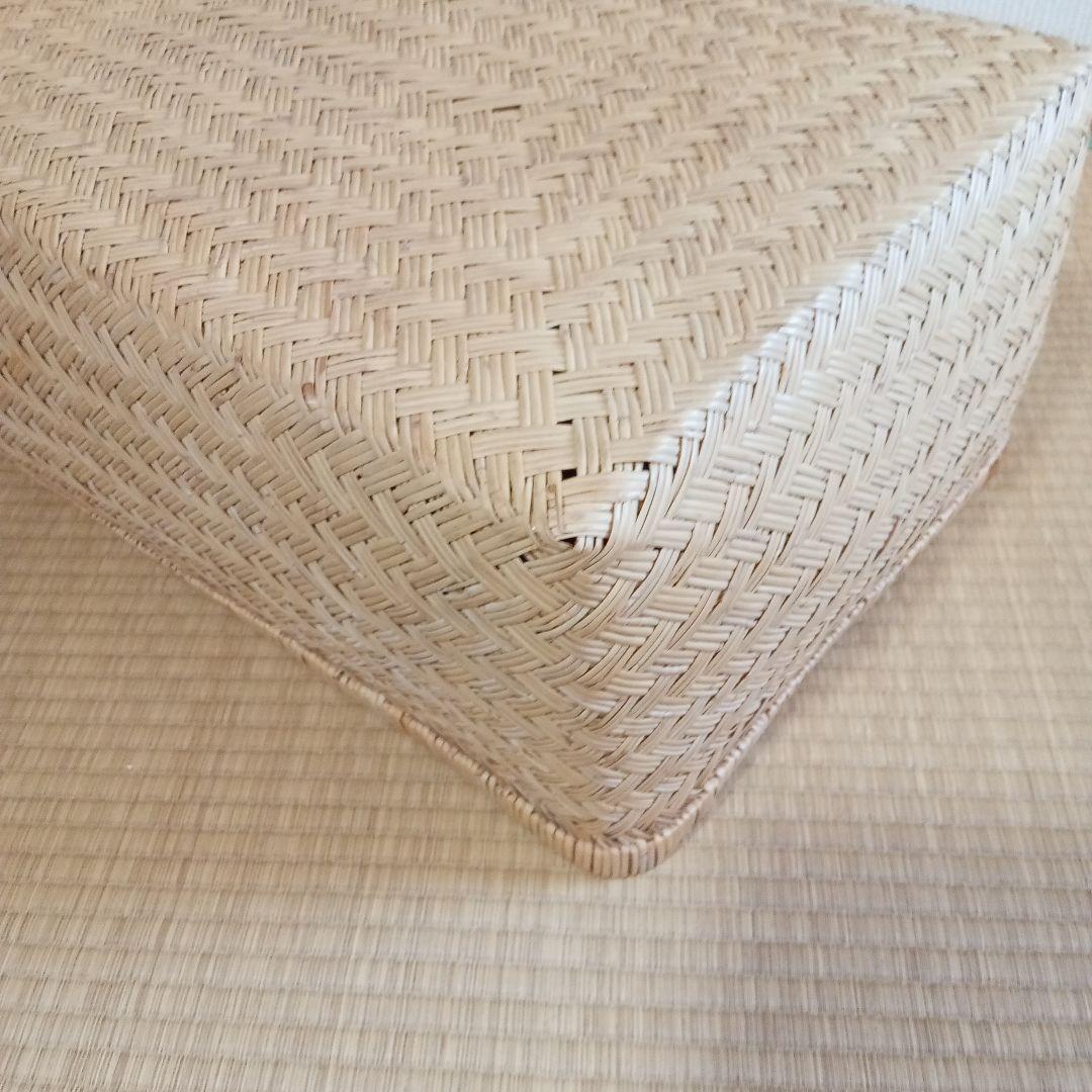 鳥越すず竹竹細工行李かご(蓋無し59.5)