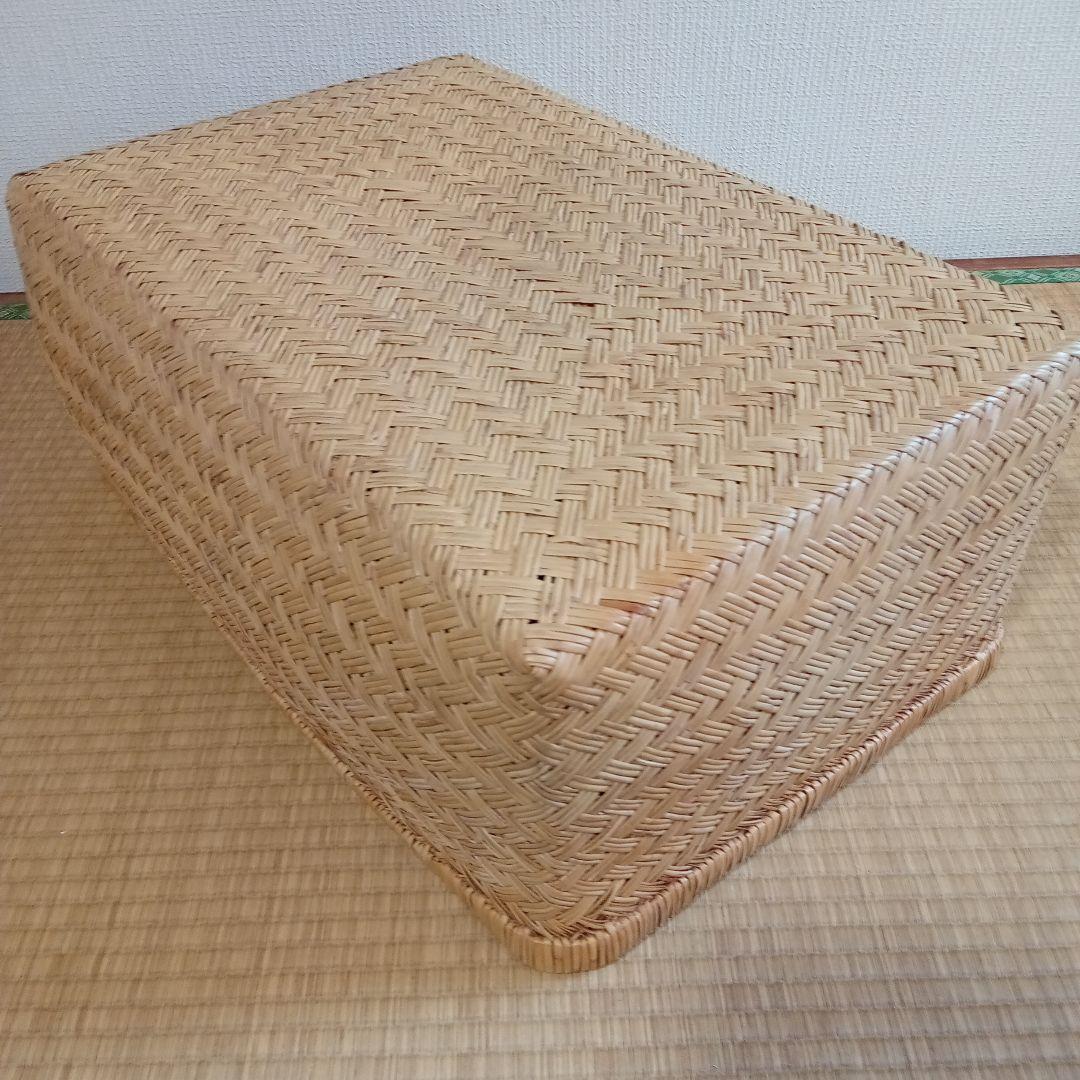 鳥越すず竹竹細工行李かご(蓋無し59.5)