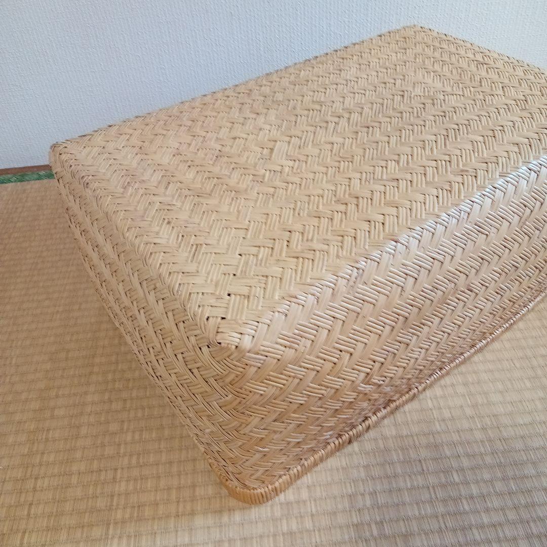 鳥越すず竹竹細工行李かご(蓋無し59.5)