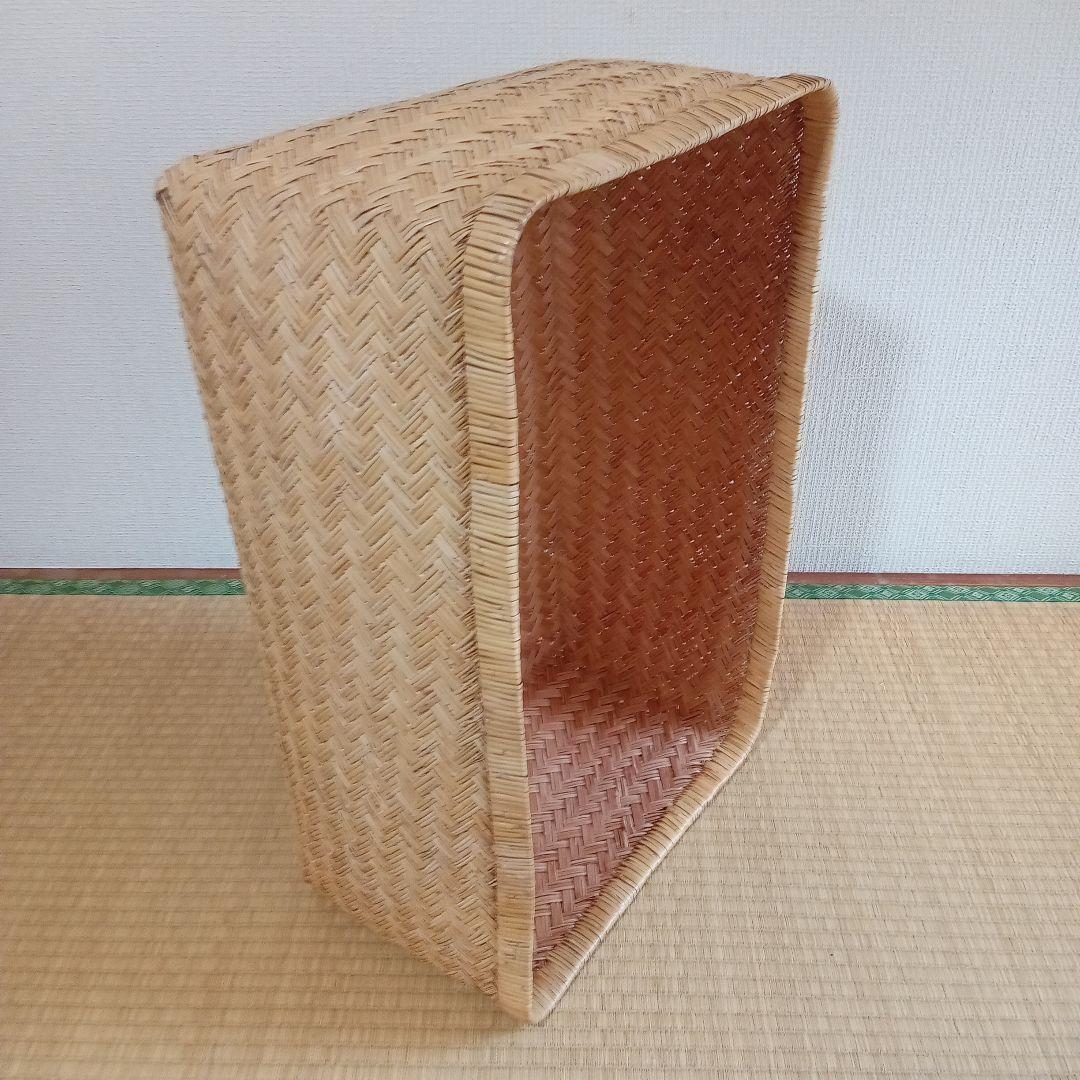 鳥越すず竹竹細工行李かご(蓋無し59.5)