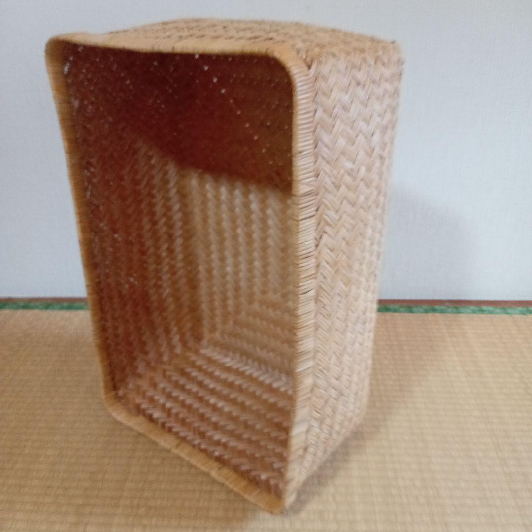 鳥越すず竹竹細工行李かご(蓋無し59.5)