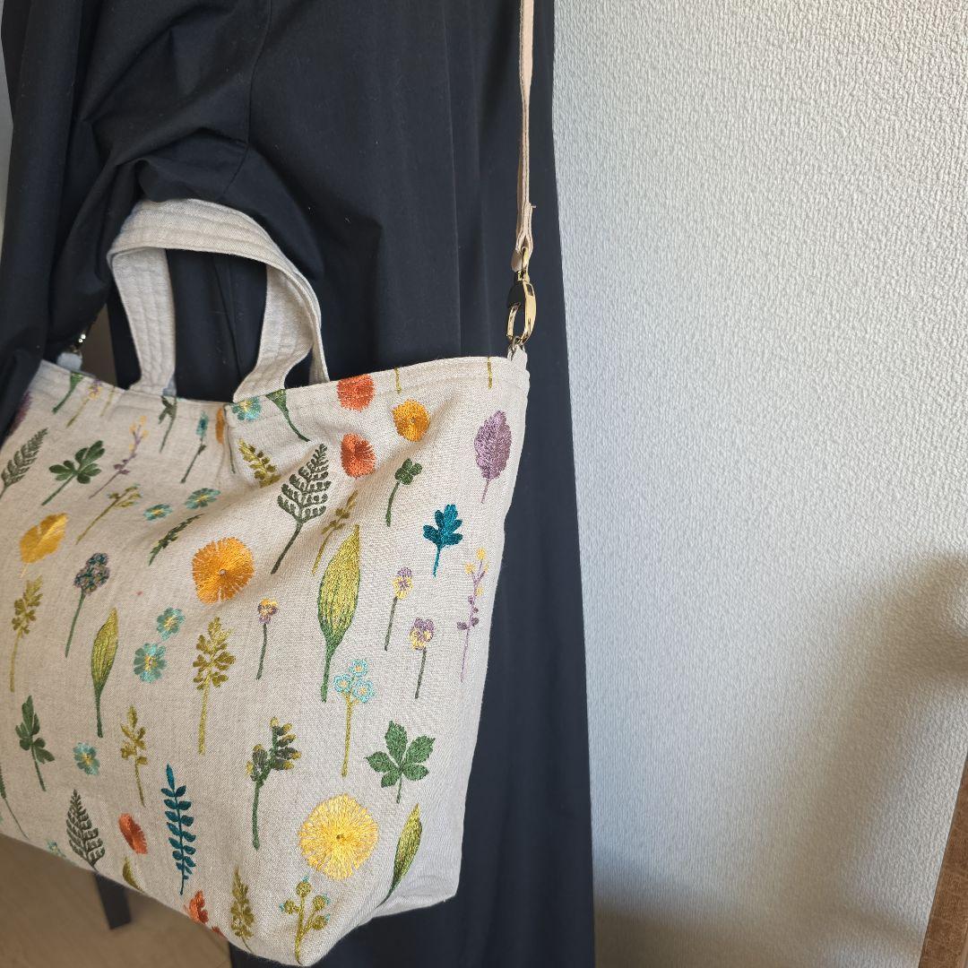 ❁ハンドメイド❁ 　CORAL&TUSK 3way横型トートバッグバッグ