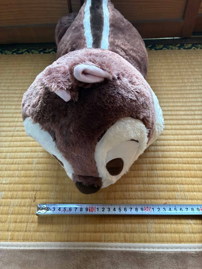 ギガジャンボ寝そべりぬいぐるみ デール&チップ赤いほっぺぬいぐるみ2体セット