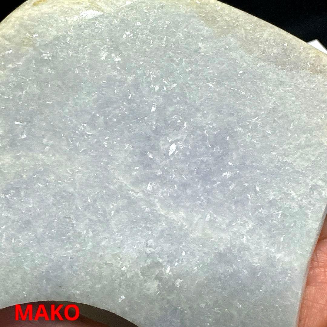 M1591☆糸魚川翡翠原石478g☆ラベンダー翡翠☆天然石　原石