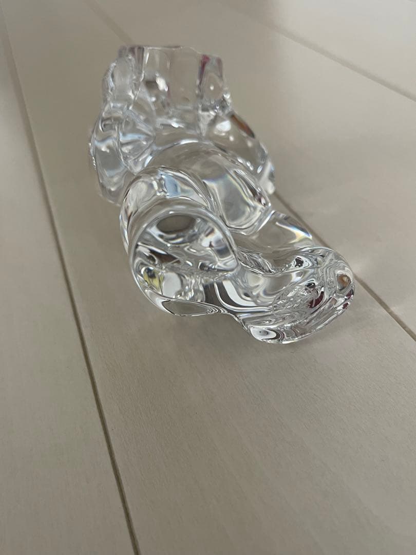 バカラ　クリスタル　フィギュリン　クマ 置物