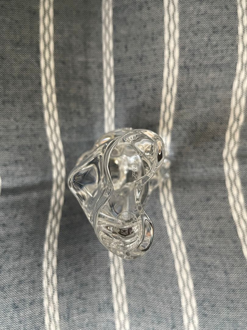 バカラ　クリスタル　フィギュリン　クマ 置物