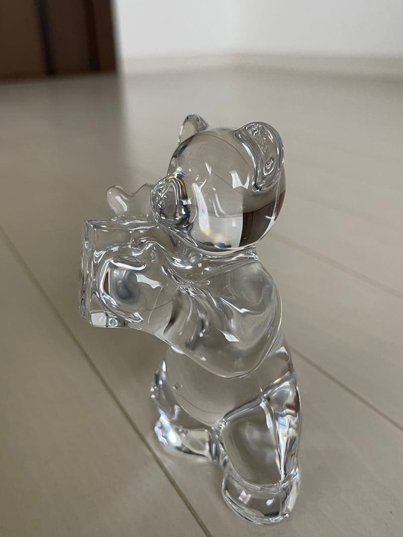 バカラ　クリスタル　フィギュリン　クマ 置物