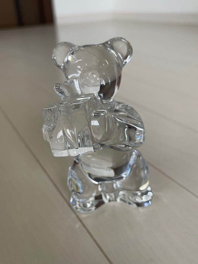 バカラ　クリスタル　フィギュリン　クマ 置物