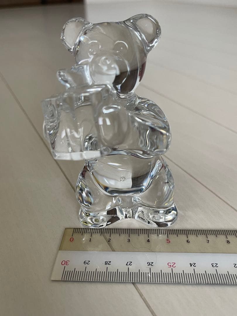バカラ　クリスタル　フィギュリン　クマ 置物