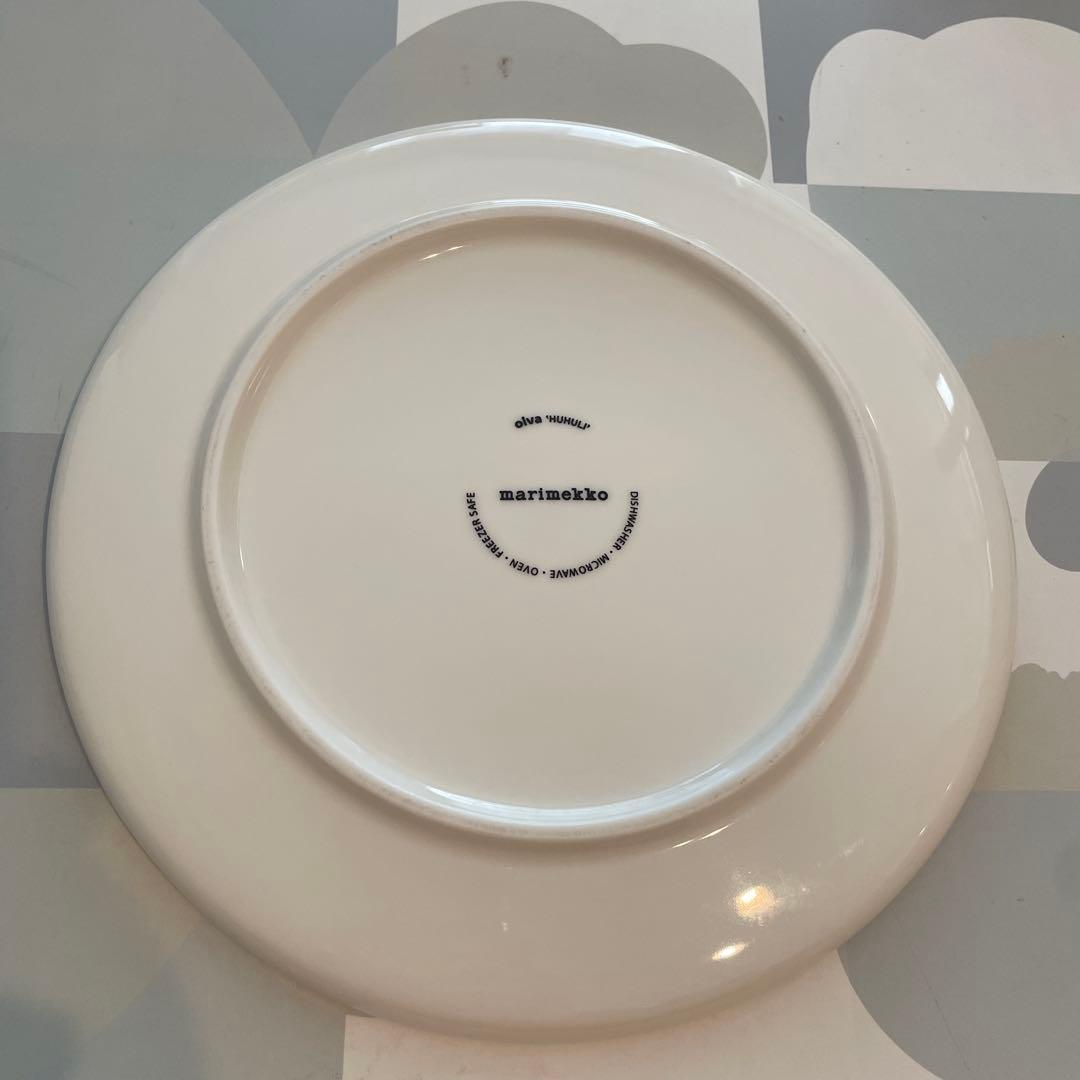 マリメッコ　動物柄　フフリ　プレート　うさぎ　キツネ　希少　レア