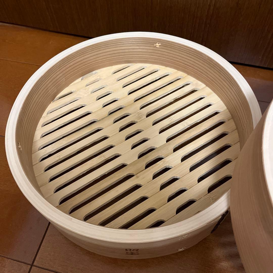 横浜中華街　調理器具　照宝　セイロ蒸し 30㎝　　杉上製せいろ