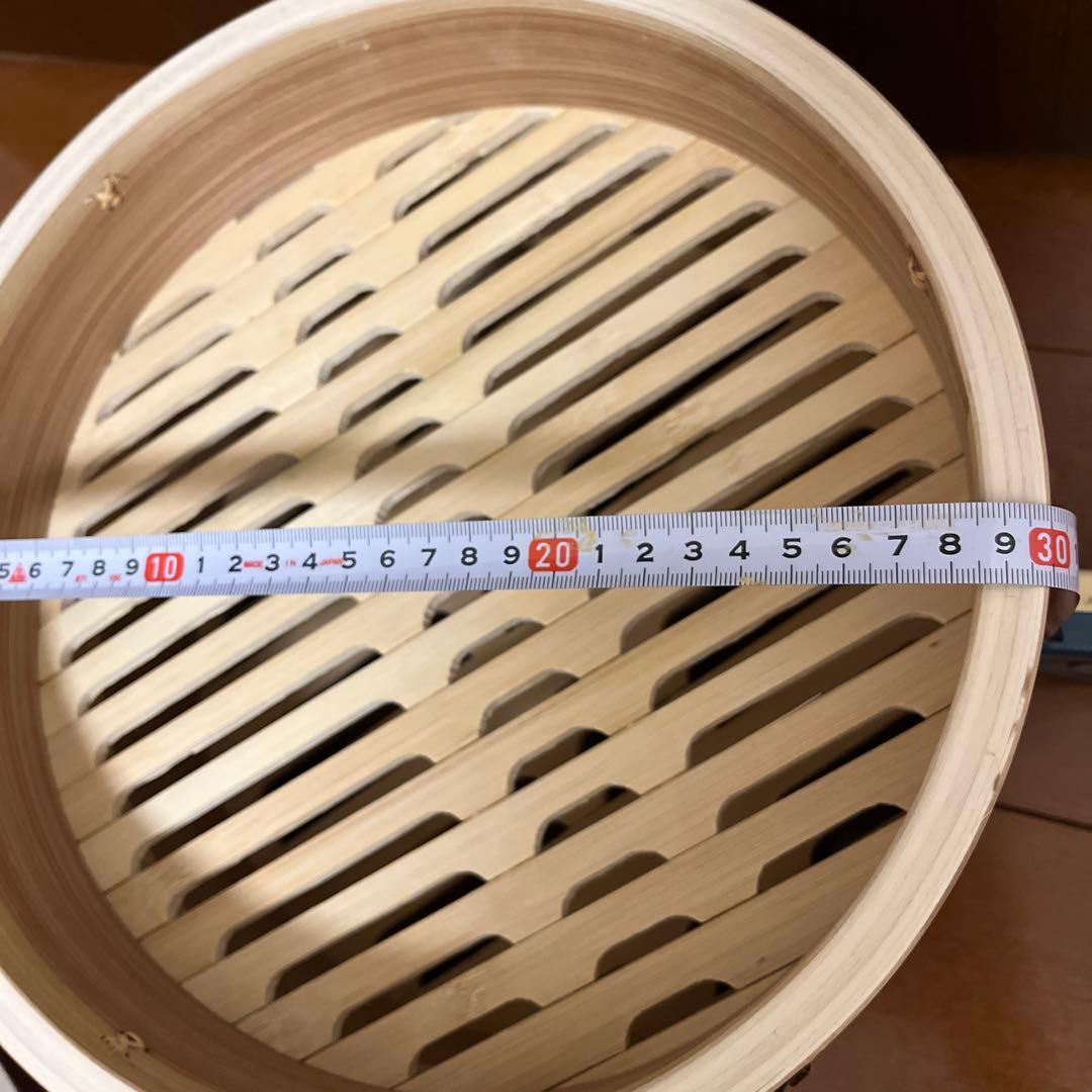 横浜中華街　調理器具　照宝　セイロ蒸し 30㎝　　杉上製せいろ