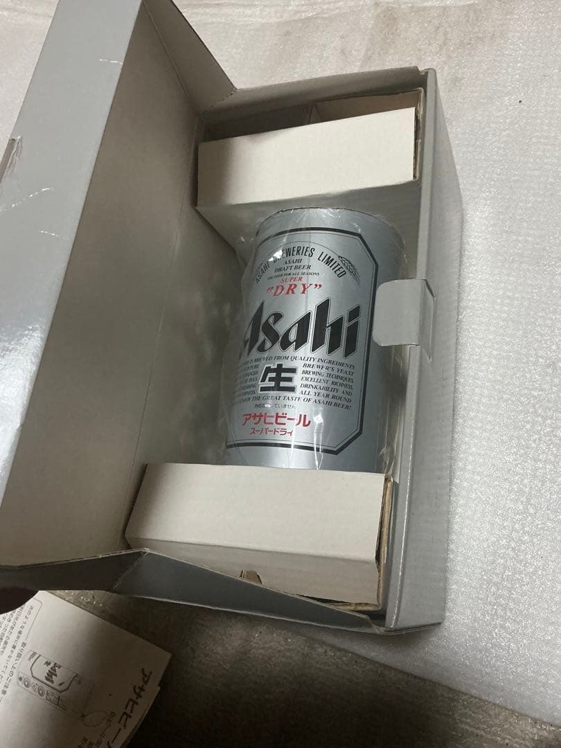 アサヒビール／缶ビール型ラジオ（AM・FM）アサヒビール創業100周年記念。