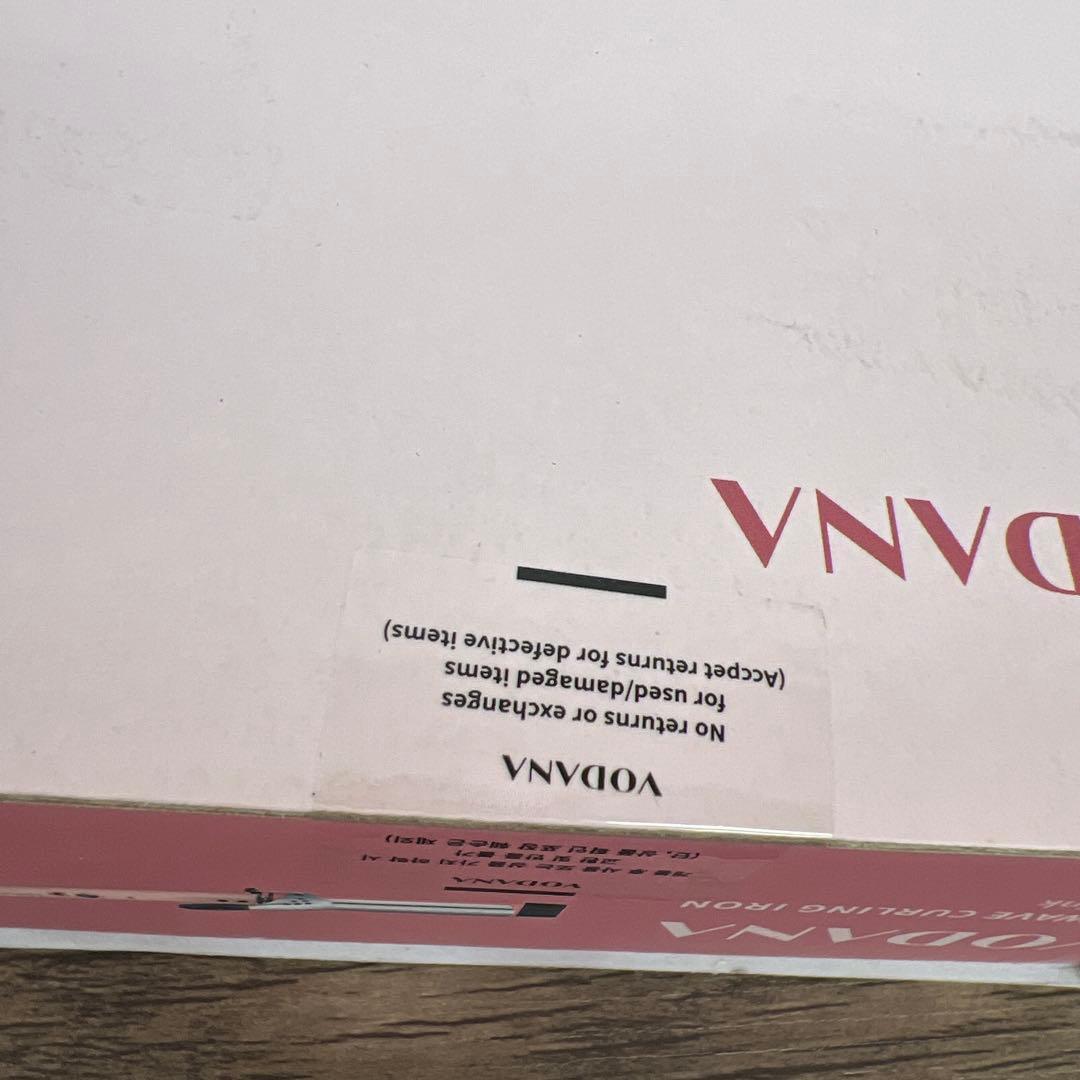 261274 VODANA グラムウェーブカーリングアイロンピンク, 36mm