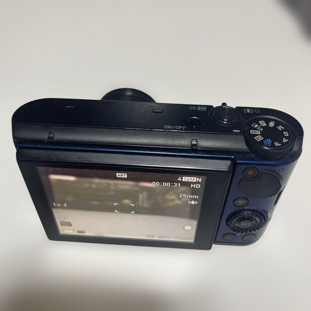 CASIO EXILIM コンパクトデジタルカメラ 青