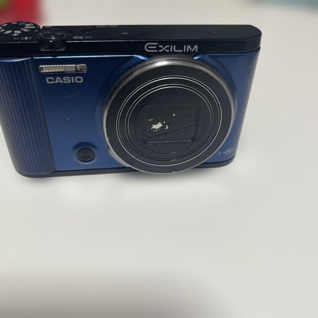 CASIO EXILIM コンパクトデジタルカメラ 青