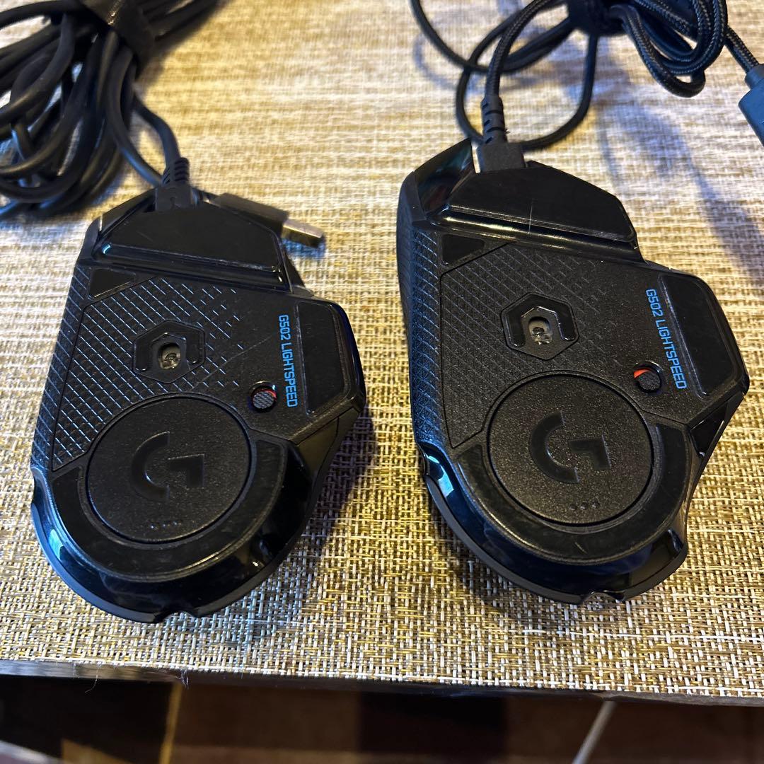 Logitech G502 LIGHTSPEED 有線マウス 黒　2個セット