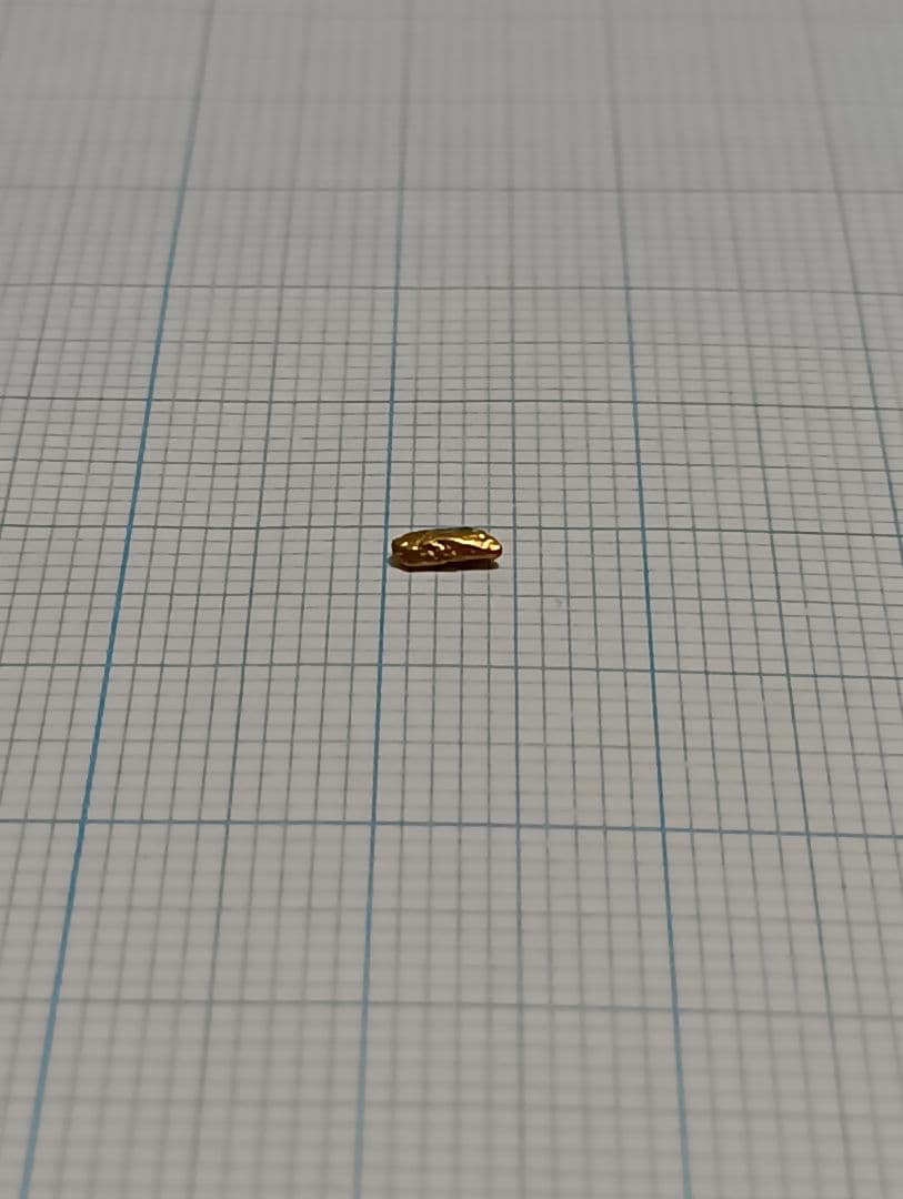 砂金　自然金　1粒