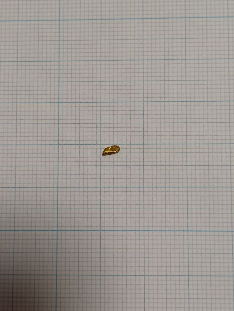 砂金　自然金　1粒