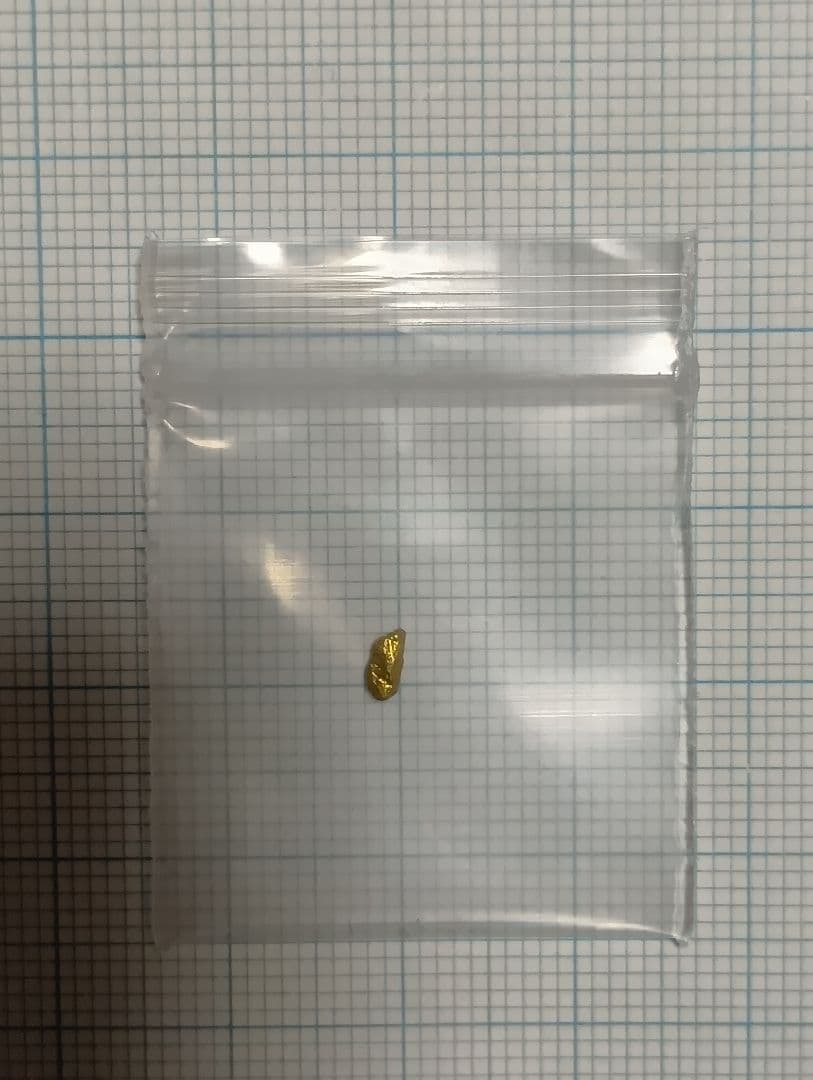砂金　自然金　1粒