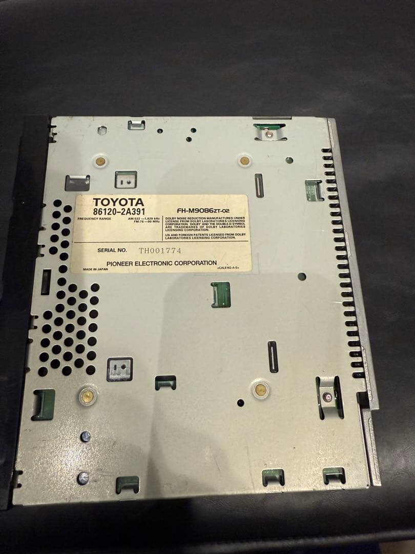 トヨタ JZX100 ツアラー 純正 デッキ オーディオ 86120-2A391