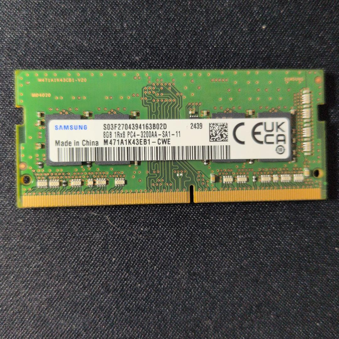 ノートパソコン用RAM　DDR4-3200 8GB×2 SAMSUNG