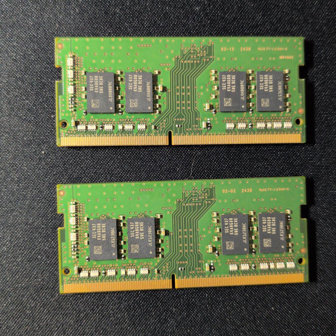 ノートパソコン用RAM　DDR4-3200 8GB×2 SAMSUNG