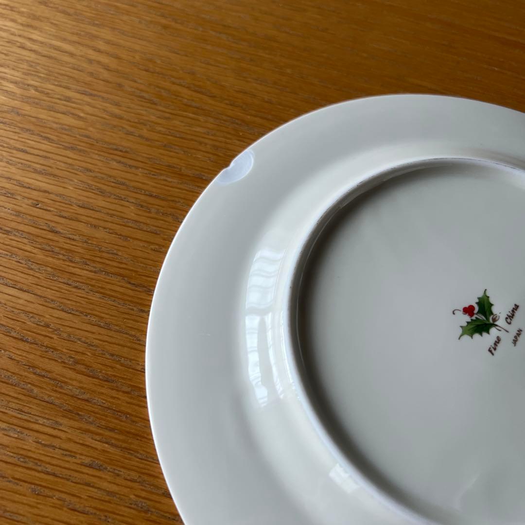 fine china ヴィンテージ　クリスマス　皿　カップ　セット