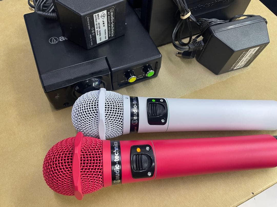 audio-technica ワイヤレスマイクセット CLM7000ピンク&白