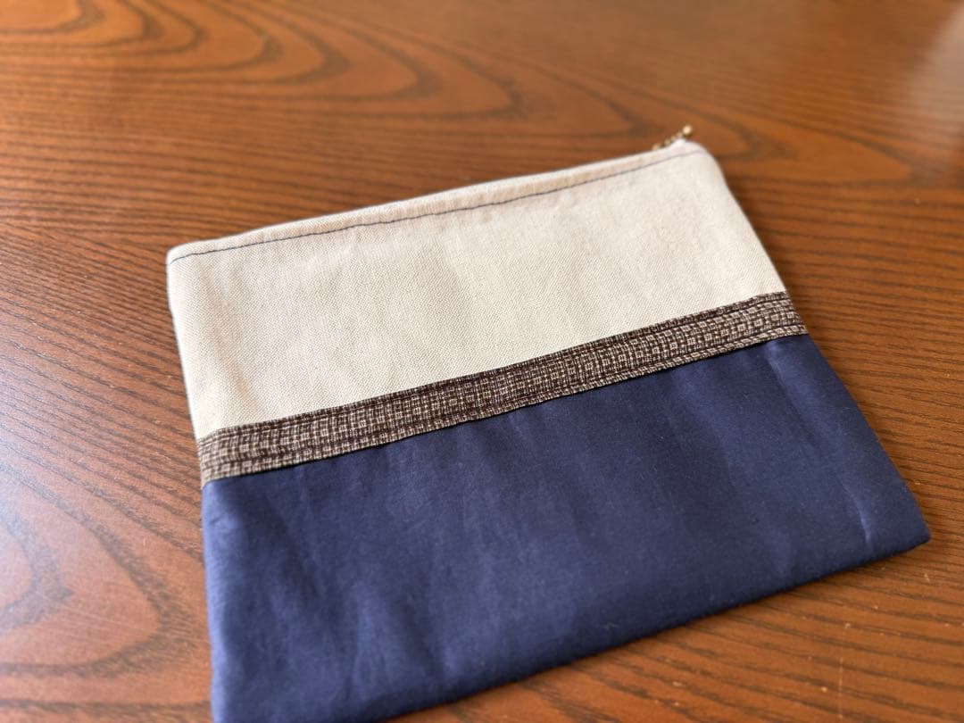 真之介　リバーシブルトートバック&ポーチ