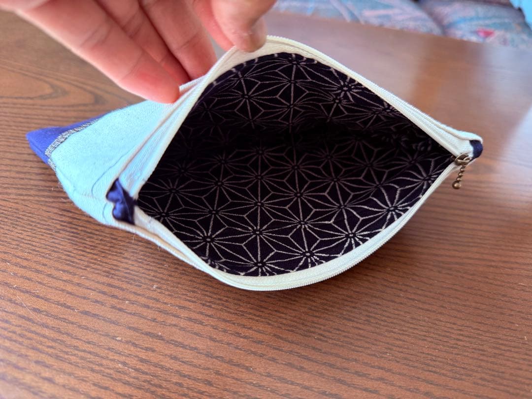 真之介　リバーシブルトートバック&ポーチ