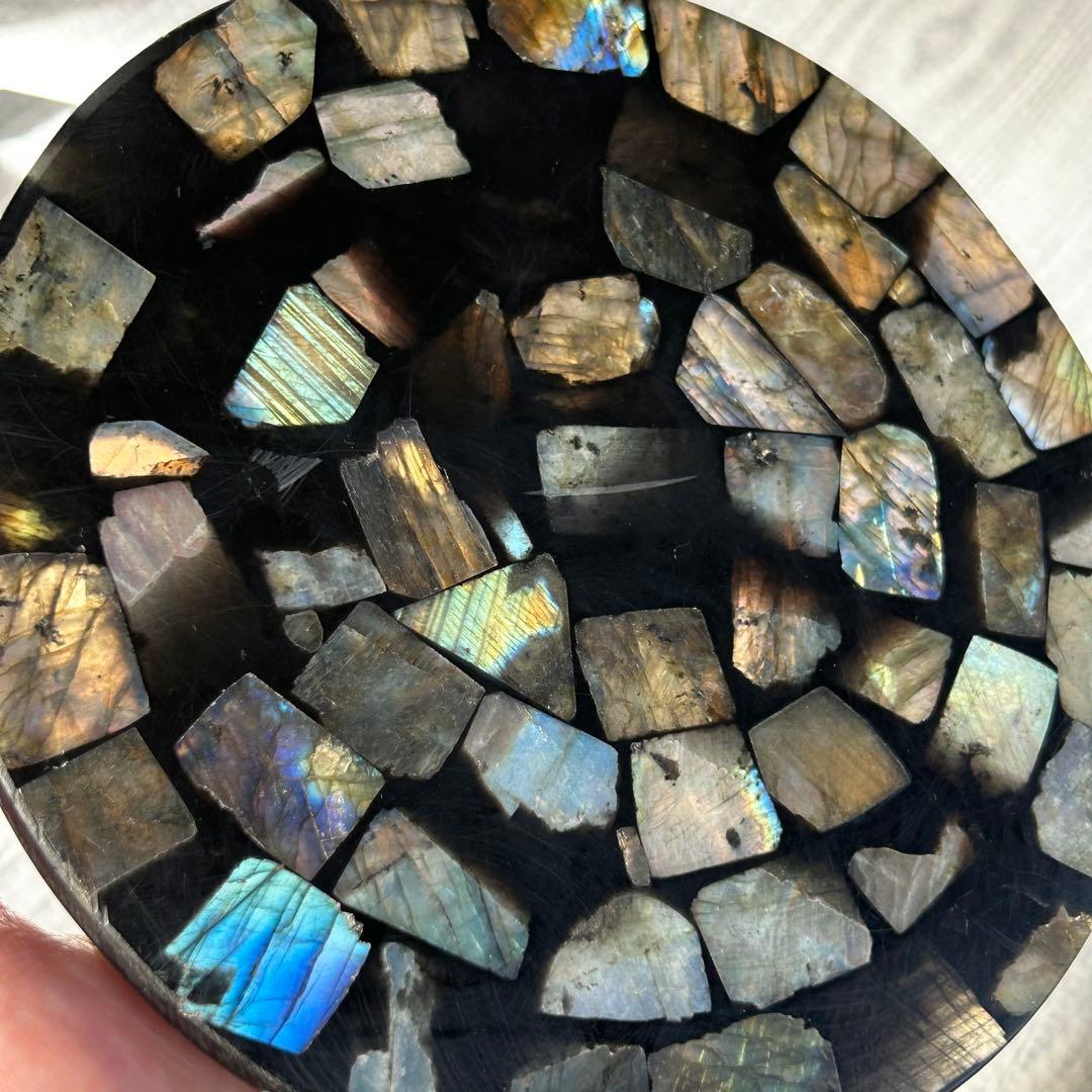 高品質　ラブラドライト　プレート　コレクション