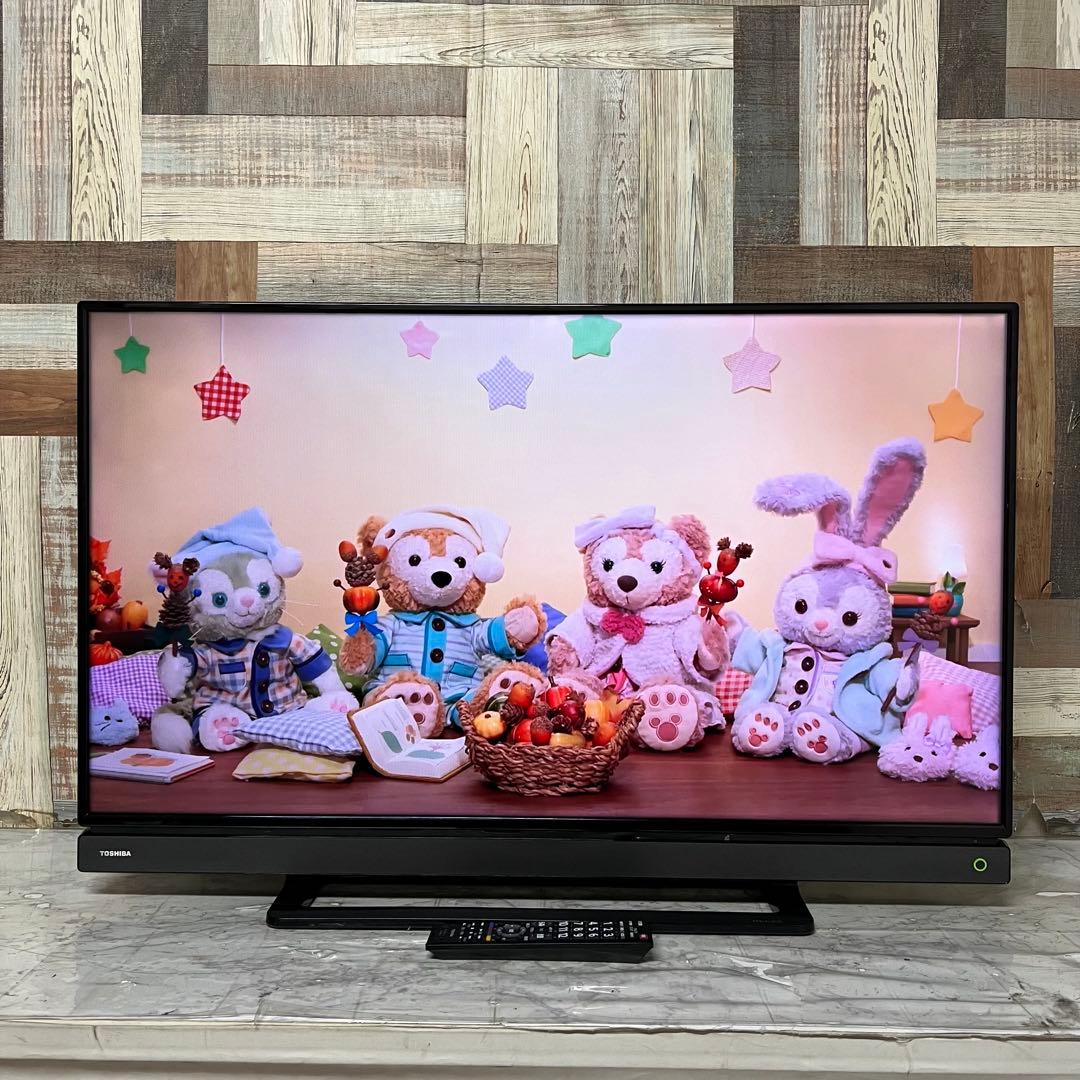 即日受渡❣️全国送料込東芝 40V型 液晶テレビREGZAゲームモード外付HDD