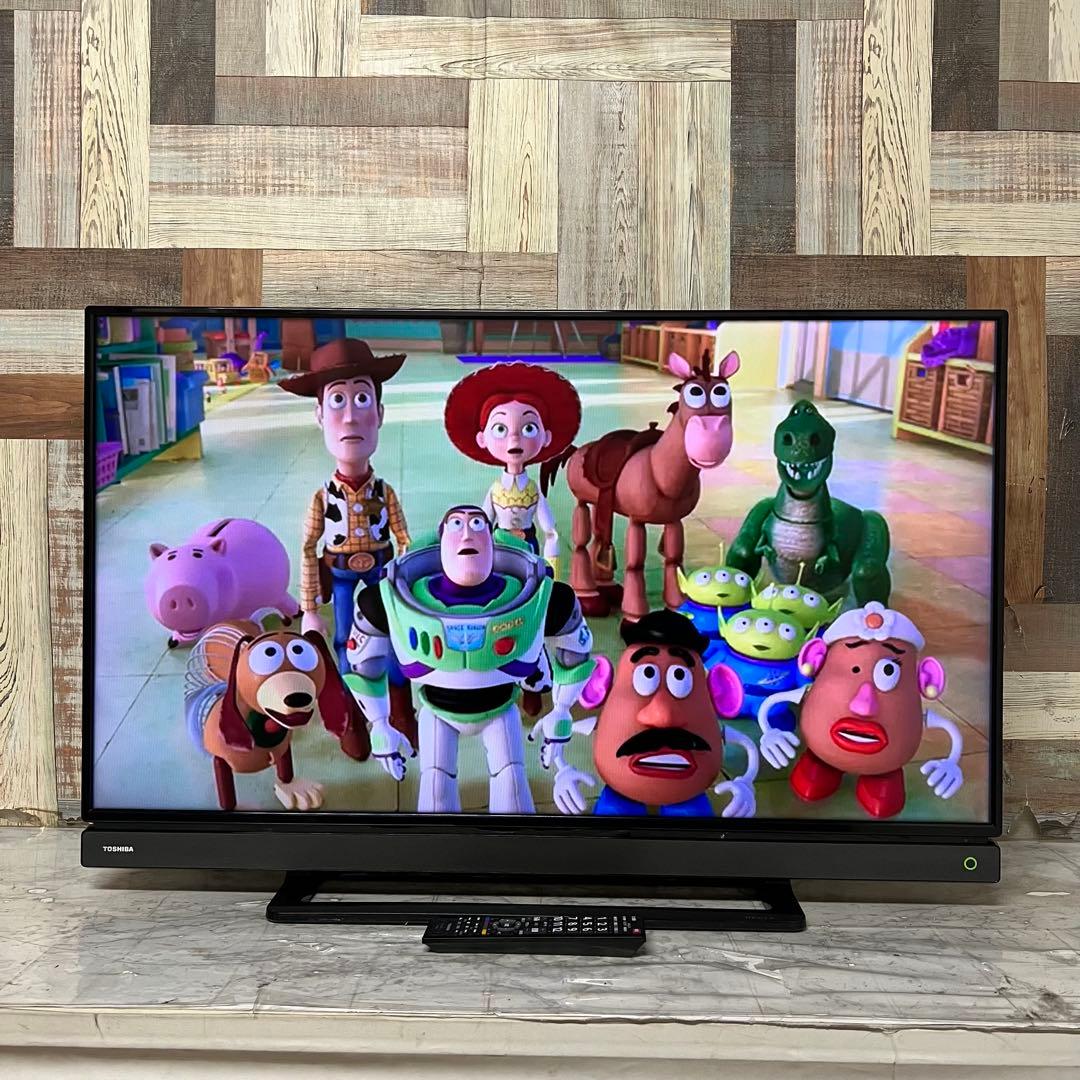 即日受渡❣️全国送料込東芝 40V型 液晶テレビREGZAゲームモード外付HDD