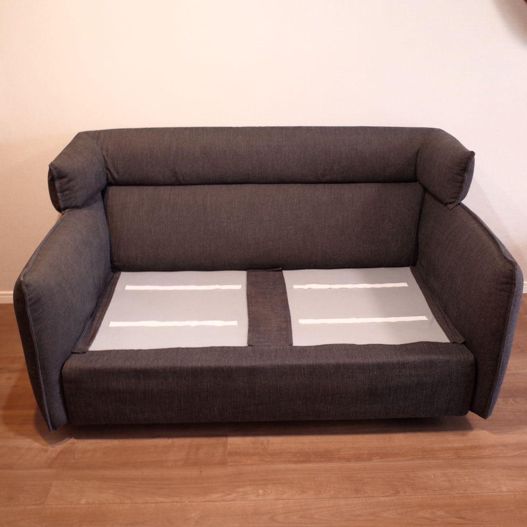 ニトリ ソフティーナ 2人掛けソファ【ダークグレー】最終値下げ