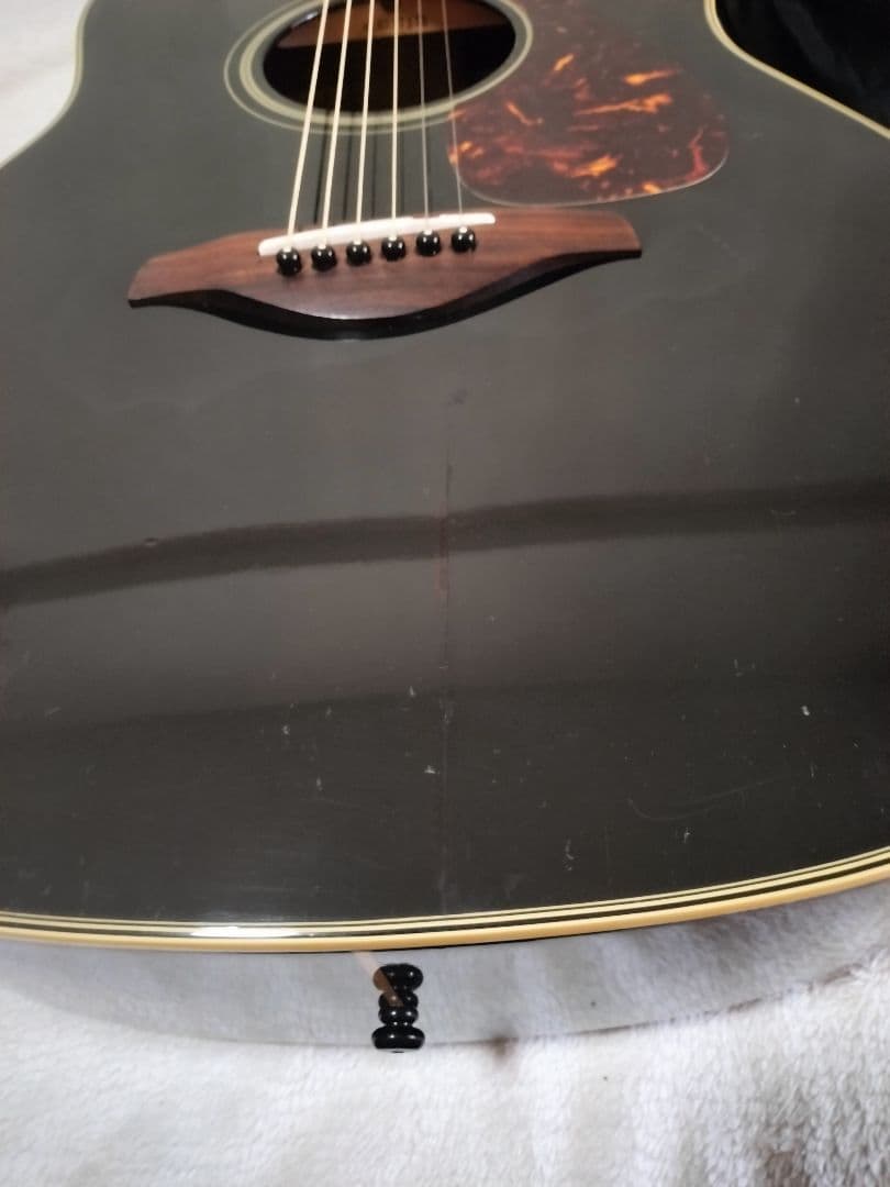 YAMAHA FG-720S BL TOP単板 ケースオマケ多数付き 難あり