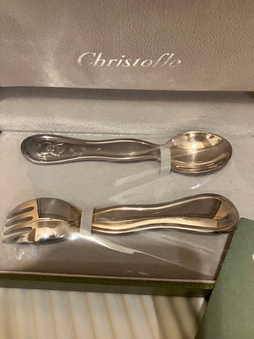 Christofle カトラリーセット ベビー　スプーンとフォーク