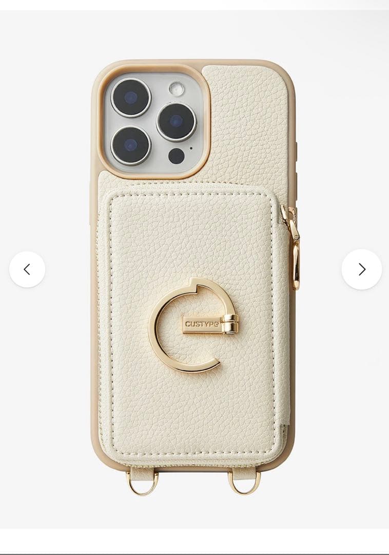CUSTYPE iPhoneケース ショルダー14ProMax用