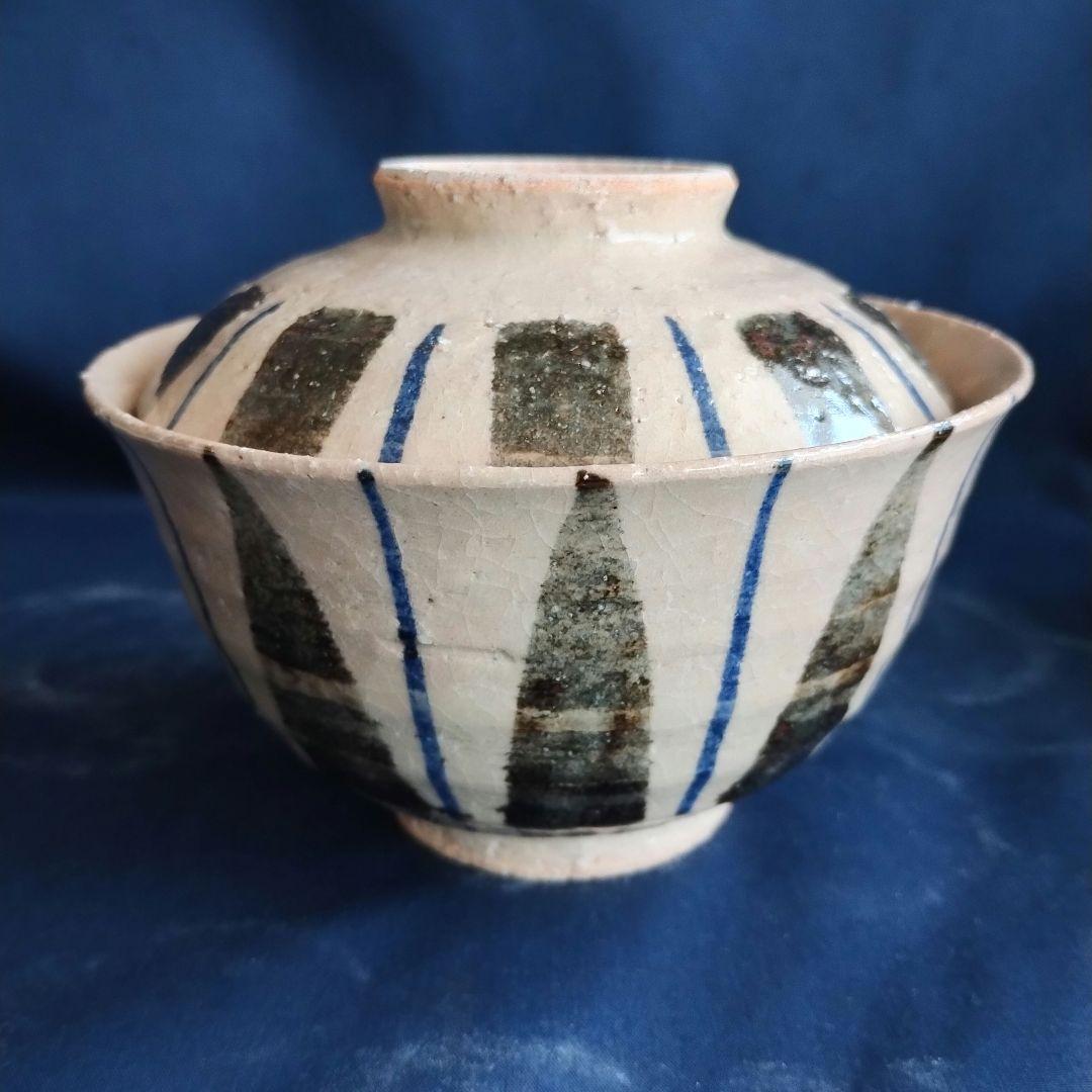 魯山人写し　麦藁手蓋付飯碗揃え(五客)