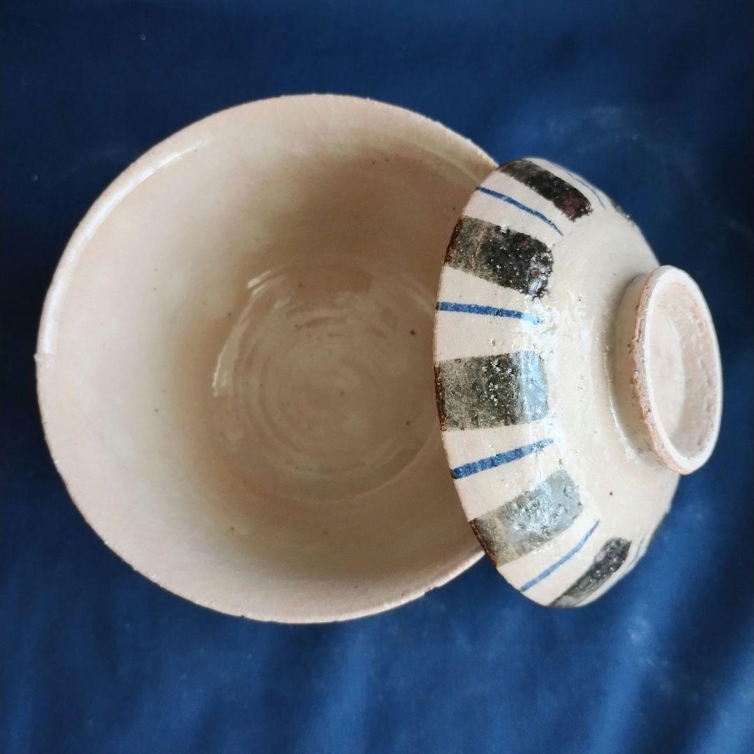 魯山人写し　麦藁手蓋付飯碗揃え(五客)