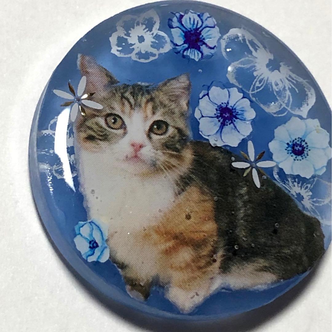 NO.164 レジンヘアゴムおすまし♡猫ちゃん