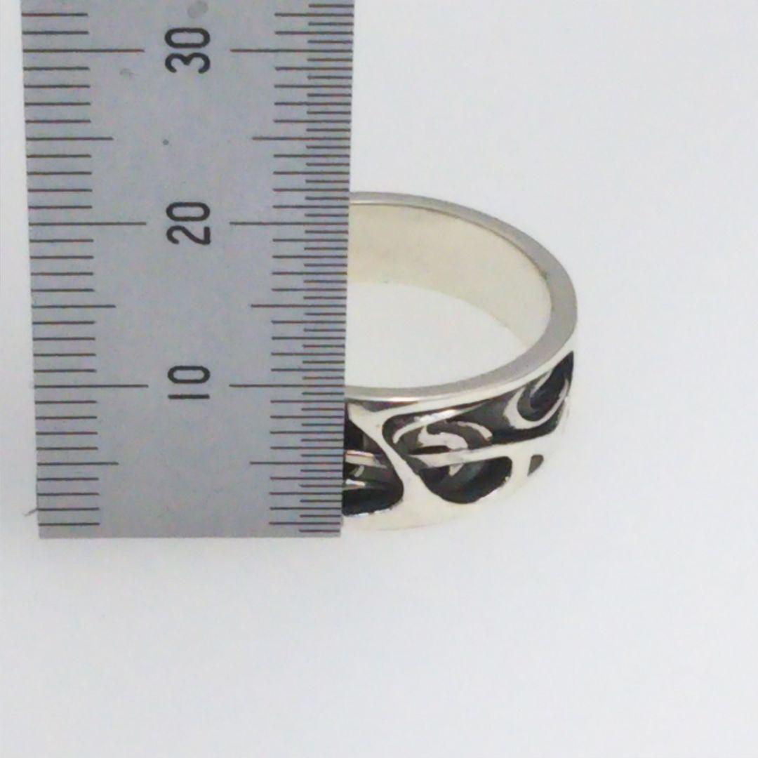 シルバーアクセサリー   ハンドメイド シルバーリング 14号