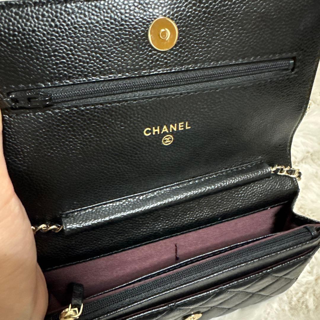 ブラック レザー ショルダーバッグ