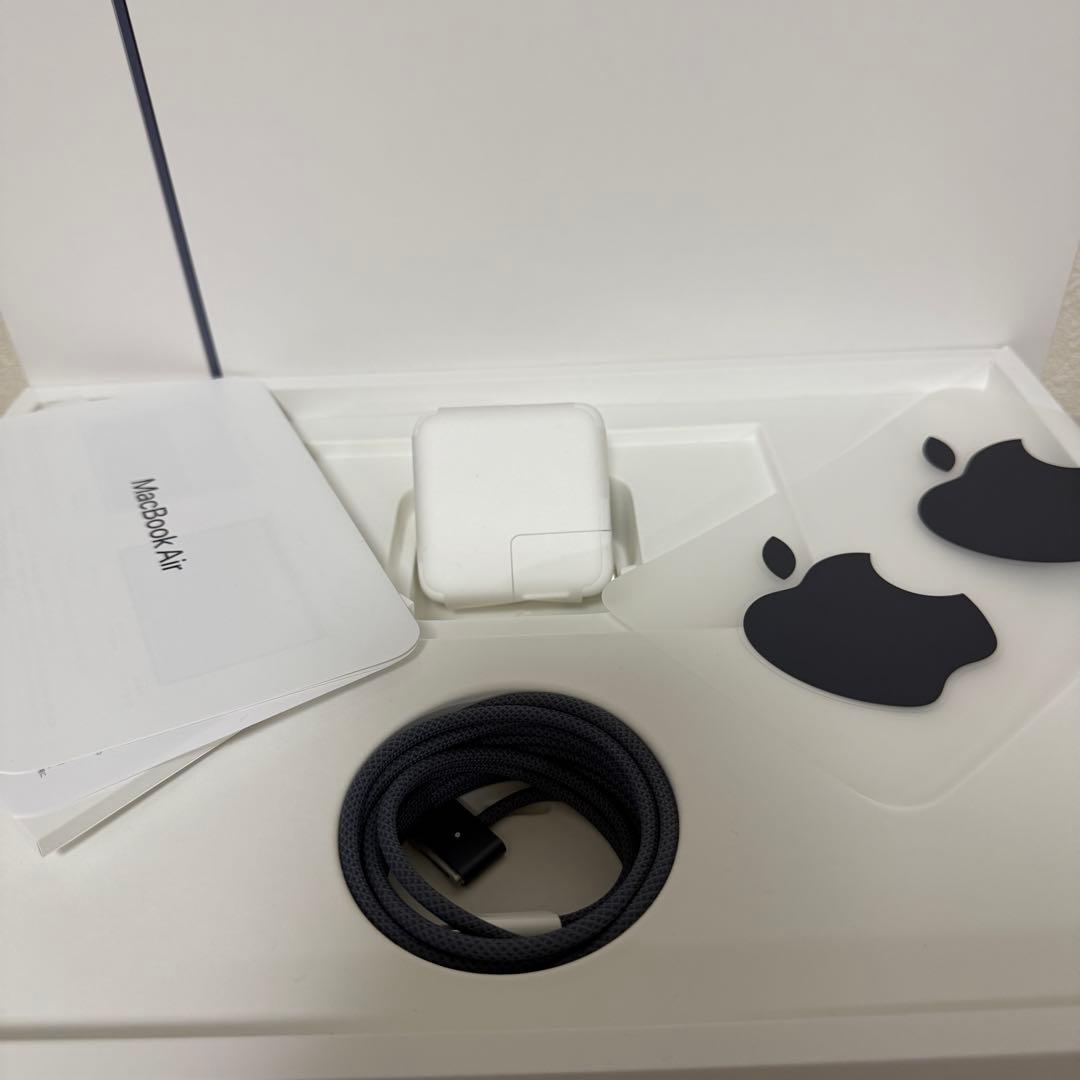 【美品】MacBook Air/M2/8コア/メモリ16GB/SSD512GB