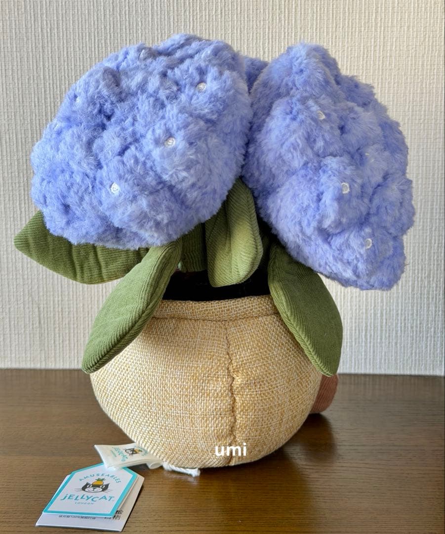 新作  Hydrangea 紫陽花 新品タグ付き